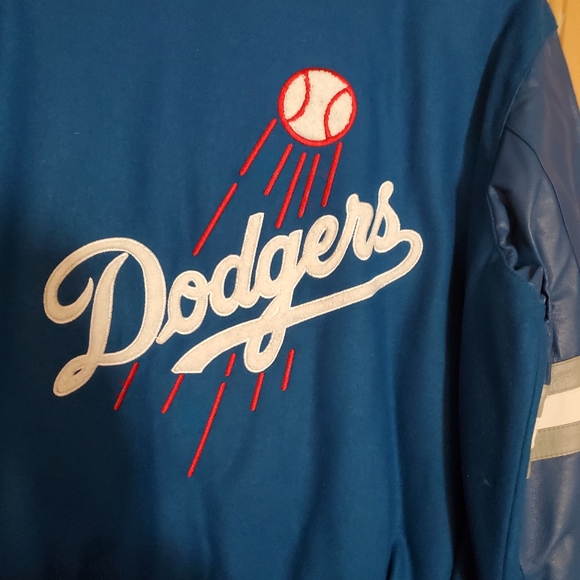 DODGERS LEATHER AND WOOL REVERSIBLE JACKET - Picture 3 of 16